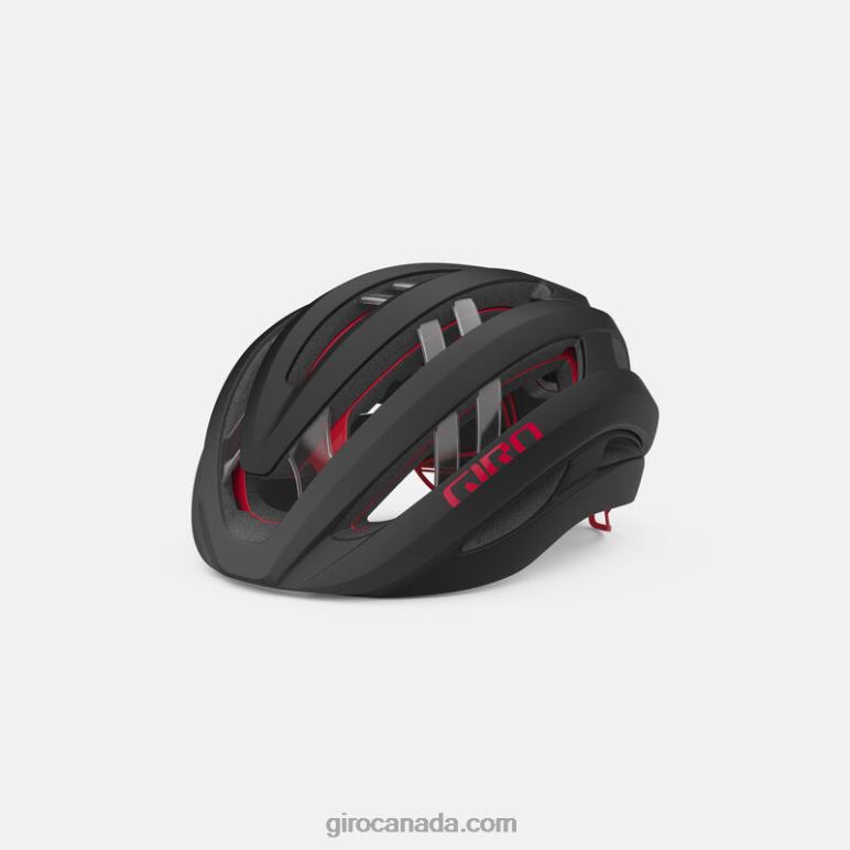 Giro Matte Carbon/Red Unisex Aries Spherical Helmet 46F4N19
