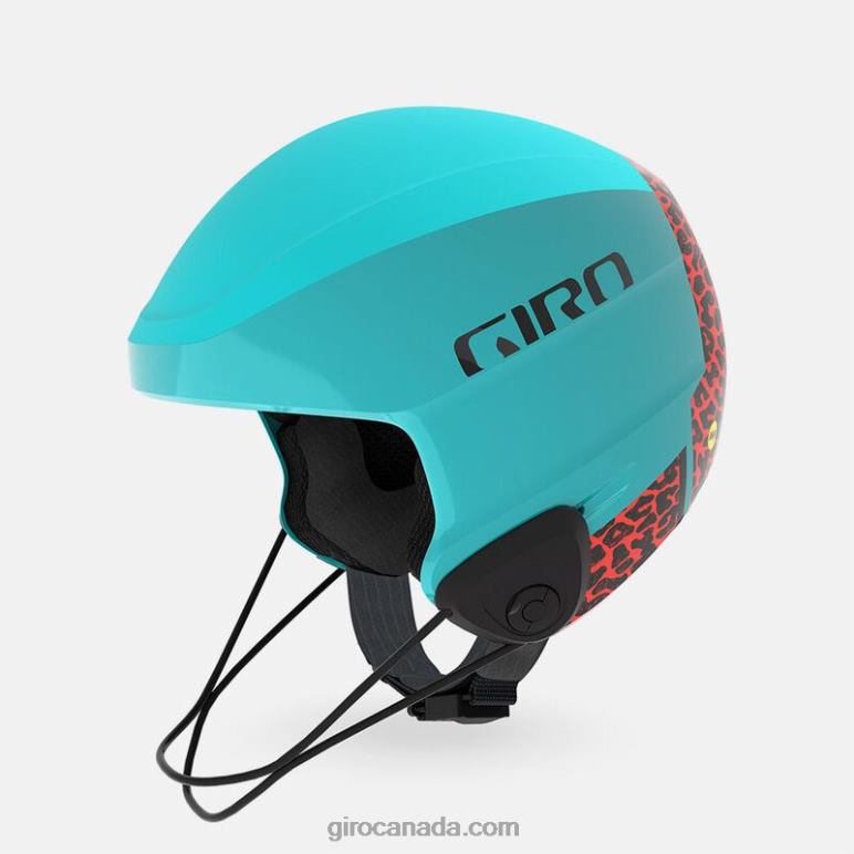 Giro Matte Glacier/Cheetah Unisex Strive Mips Helmet 46F4N949