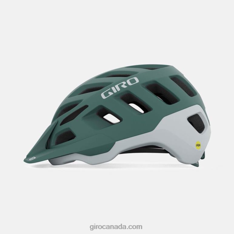 Giro Matte Grey Green Women Radix Mips Helmet 46F4N1228