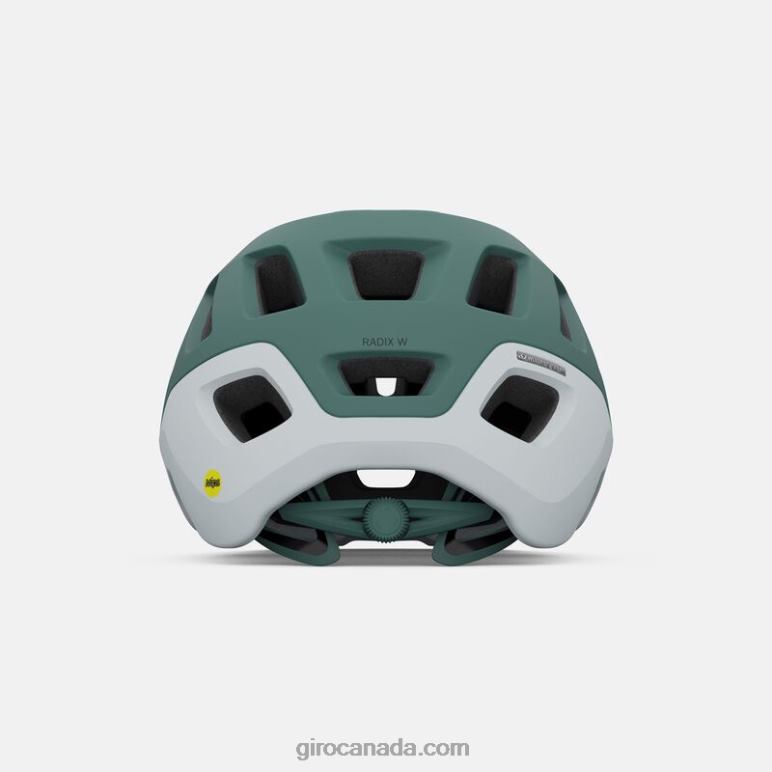 Giro Matte Grey Green Women Radix Mips Helmet 46F4N1228