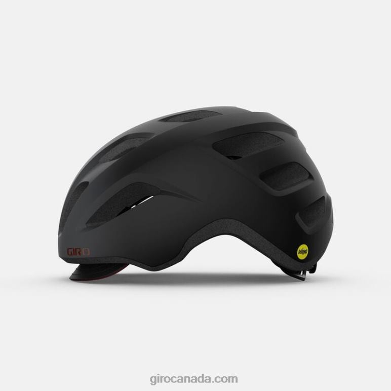 Giro Matte Grey/Maroon Unisex Cormick Mips Helmet 46F4N572
