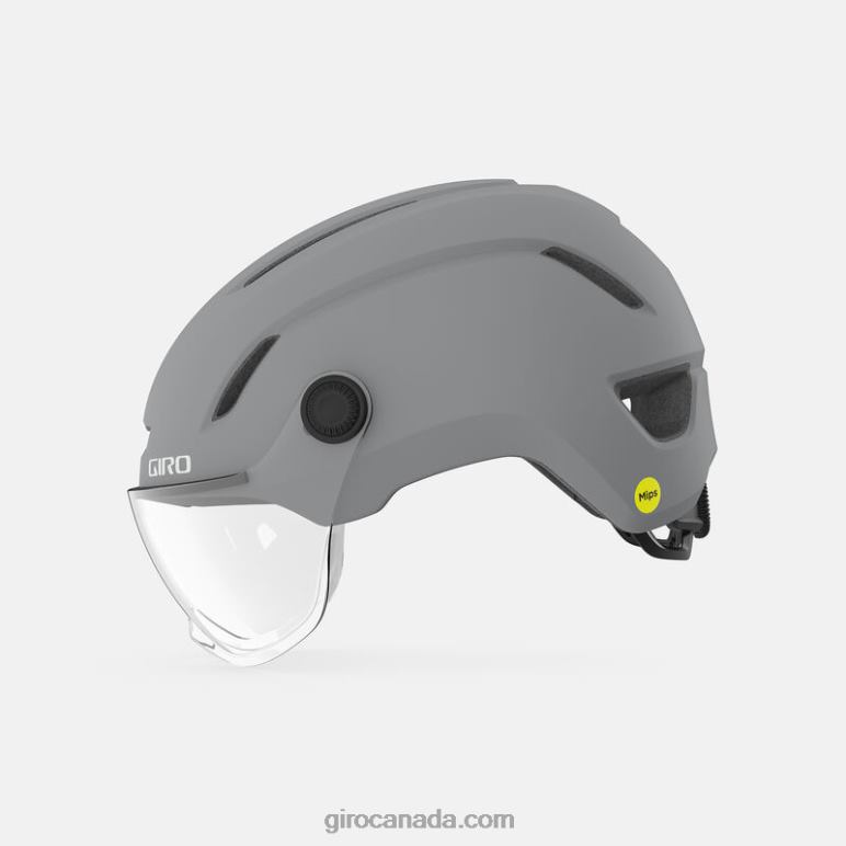 Giro Matte Grey Unisex Evoke Mips Helmet 46F4N643