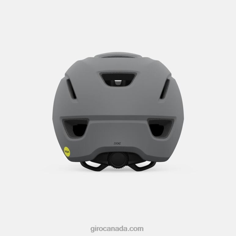Giro Matte Grey Unisex Evoke Mips Helmet 46F4N643