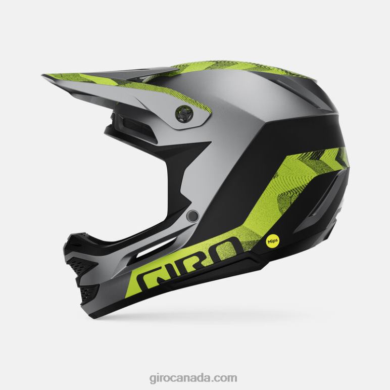 Giro Matte Metallic Black/Ano Lime Unisex Insurgent Spherical Helmet 46F4N262