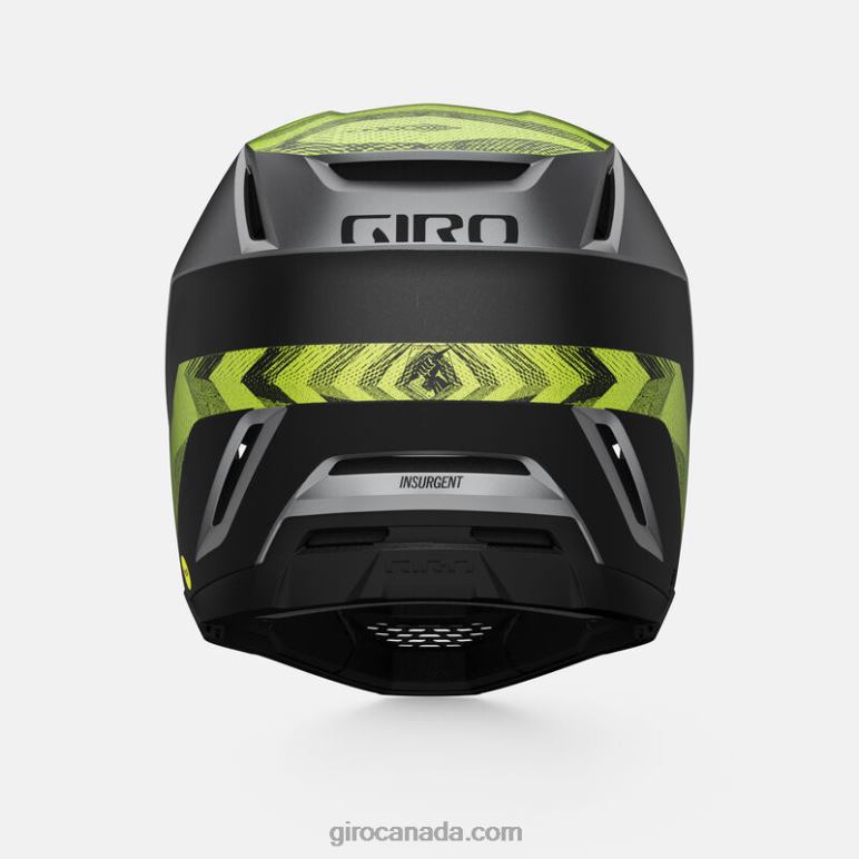 Giro Matte Metallic Black/Ano Lime Unisex Insurgent Spherical Helmet 46F4N262