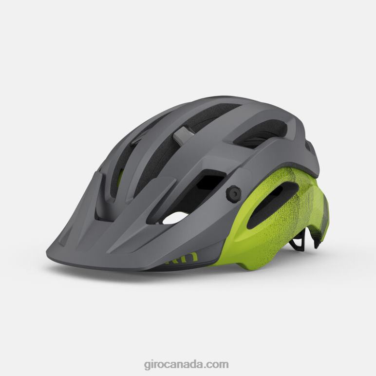 Giro Matte Metallic Black/Ano Lime Unisex Manifest Spherical Helmet 46F4N587