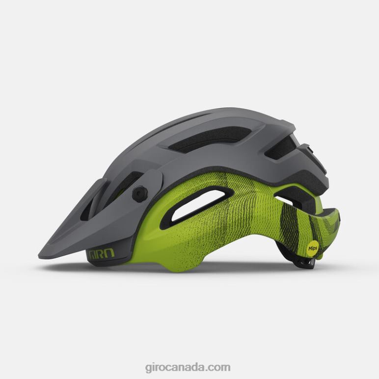 Giro Matte Metallic Black/Ano Lime Unisex Manifest Spherical Helmet 46F4N587