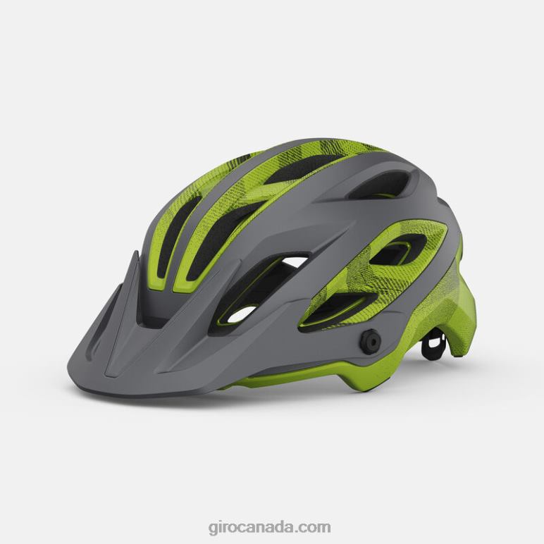 Giro Matte Metallic Black/Ano Lime Unisex Merit Spherical Helmet 46F4N475