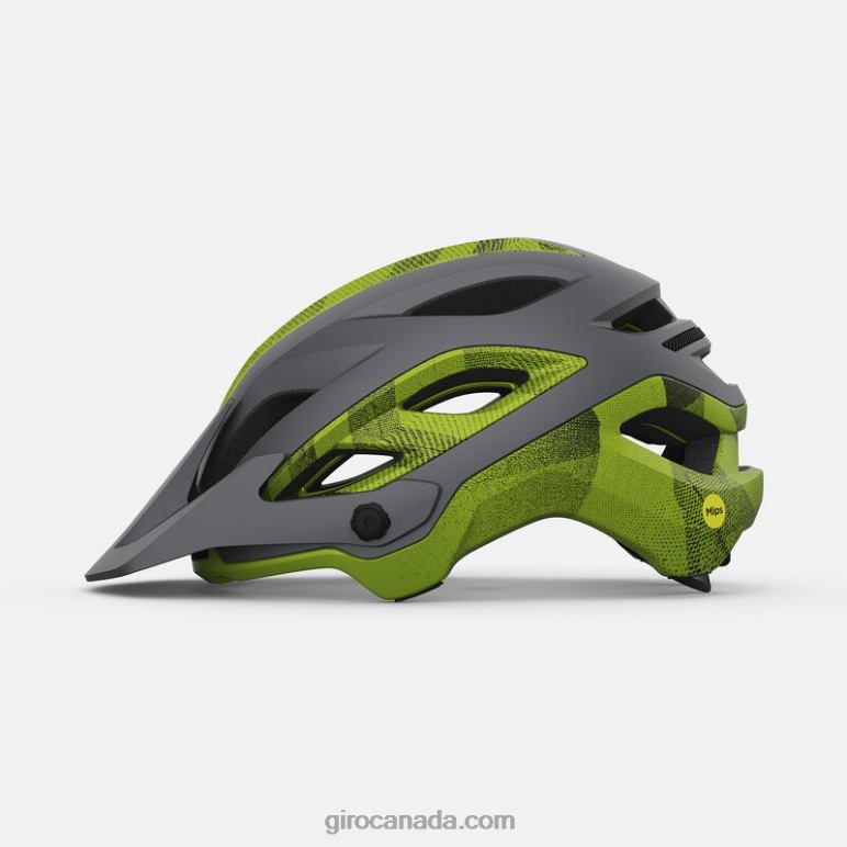 Giro Matte Metallic Black/Ano Lime Unisex Merit Spherical Helmet 46F4N475