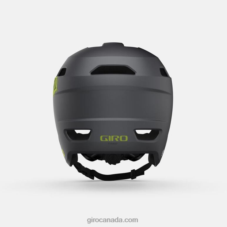 Giro Matte Metallic Black/Ano Lime Unisex Tyrant Spherical Helmet 46F4N283