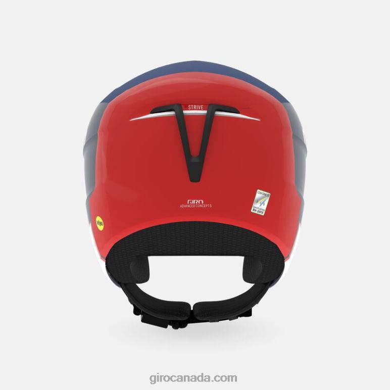 Giro Matte Midnight/Red Unisex Strive Mips Helmet 46F4N950