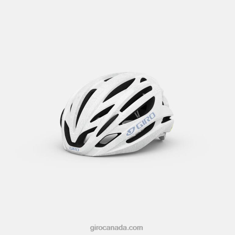 Giro Matte Pearl White Women Seyen Mips Helmet 46F4N1219
