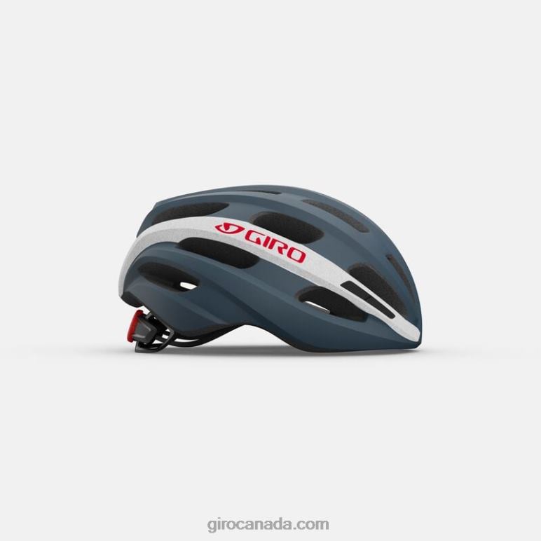 Giro Matte Portaro Grey/White/Red Unisex Isode Mips Helmet 46F4N560
