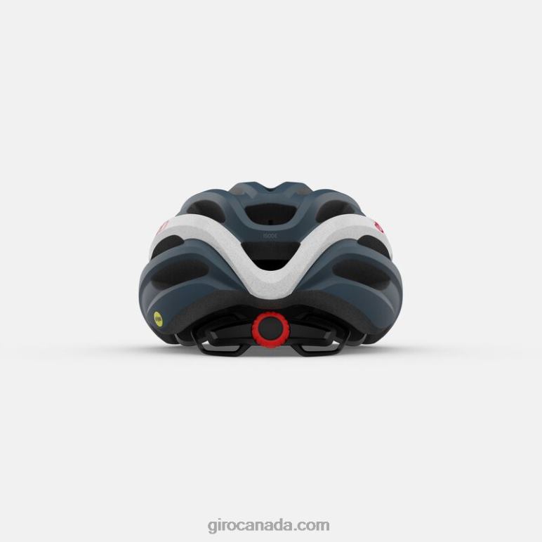 Giro Matte Portaro Grey/White/Red Unisex Isode Mips Helmet 46F4N560