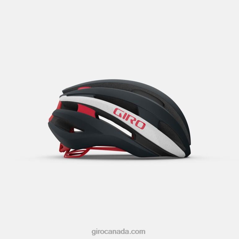 Giro Matte Portaro Grey/White/Red Unisex Synthe Mips Ii Helmet 46F4N483