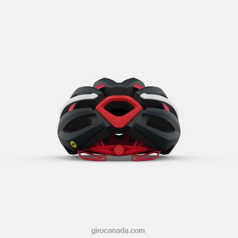 Giro Matte Portaro Grey/White/Red Unisex Synthe Mips Ii Helmet 46F4N483