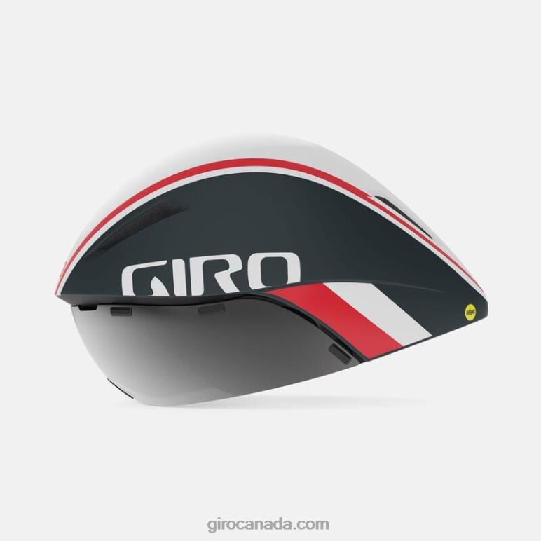 Giro Matte Portaro Grey/White Unisex Aerohead Mips Helmet 46F4N311
