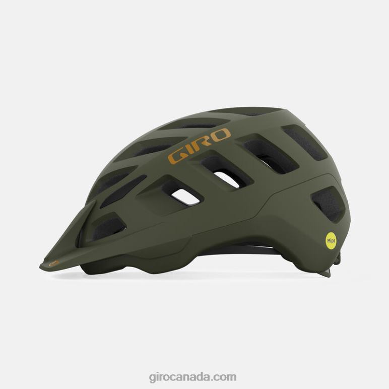 Giro Matte Trail Green Unisex Radix Mips Helmet 46F4N629