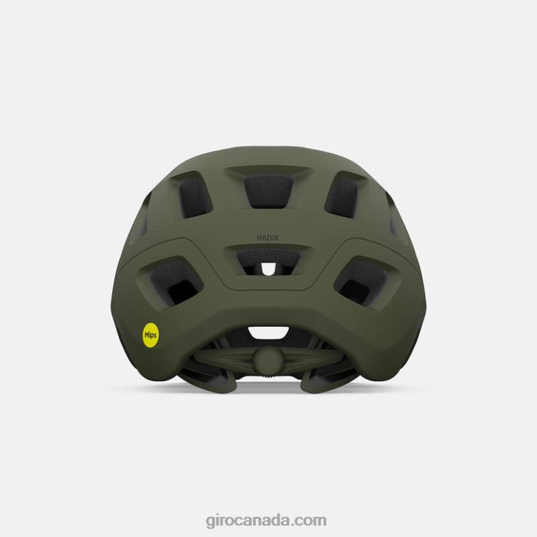 Giro Matte Trail Green Unisex Radix Mips Helmet 46F4N629