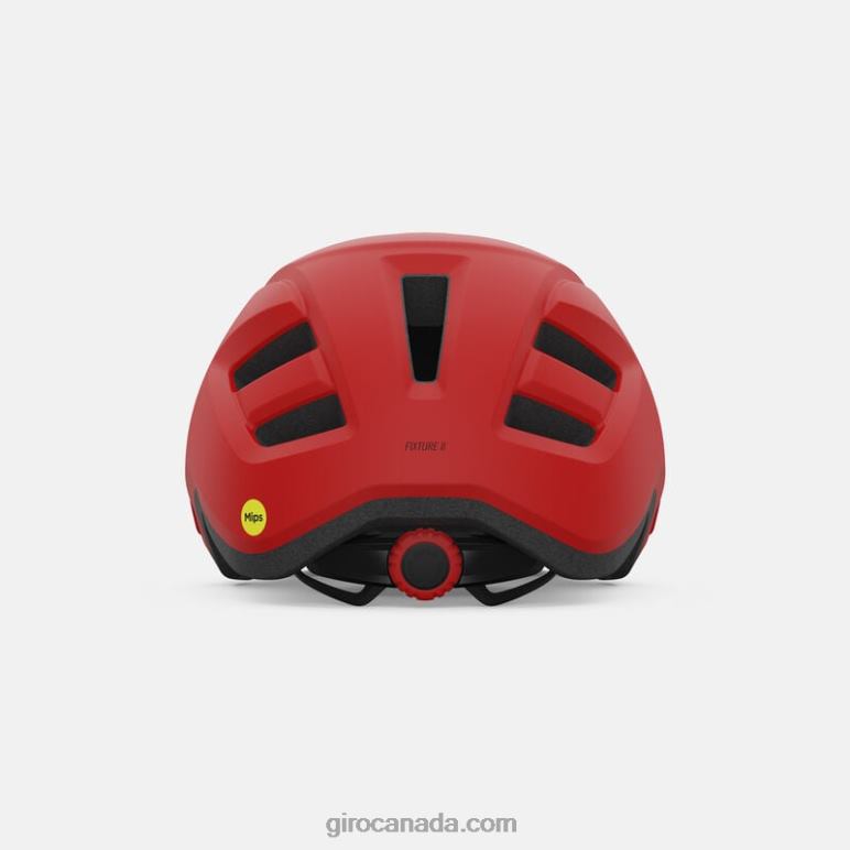 Giro Matte Trim Red Unisex Fixture Mips Ii Helmet 46F4N323