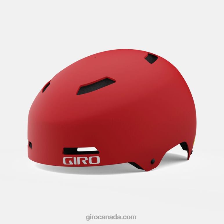 Giro Matte Trim Red Unisex Quarter Helmet 46F4N568