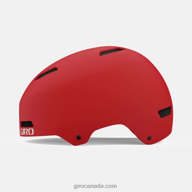 Giro Matte Trim Red Unisex Quarter Helmet 46F4N568