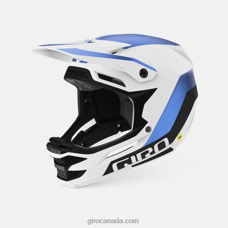 Giro Matte White/Ano Blue Unisex Insurgent Spherical Helmet 46F4N263