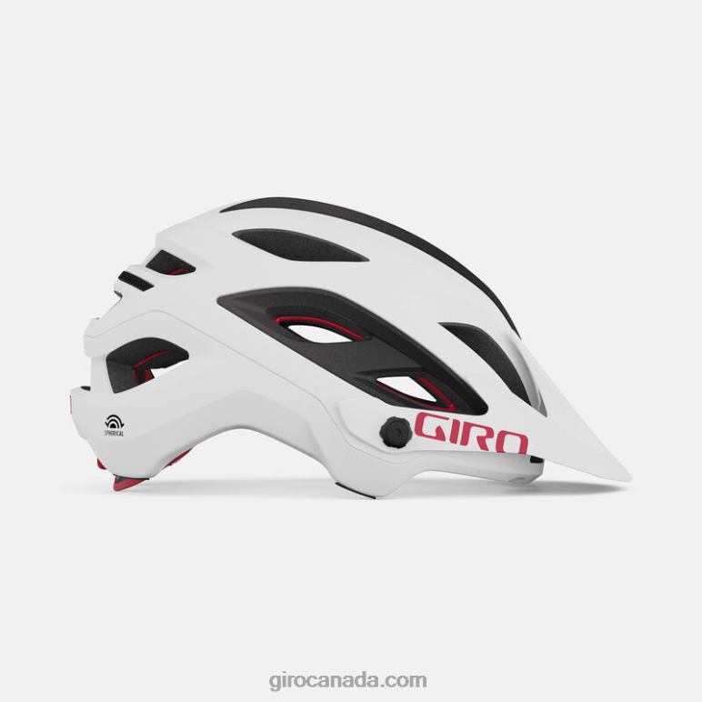 Giro Matte White/Black Unisex Merit Spherical Helmet 46F4N477