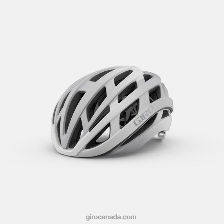 Giro Matte White/Silver Fade Unisex Helios Spherical Helmet 46F4N279