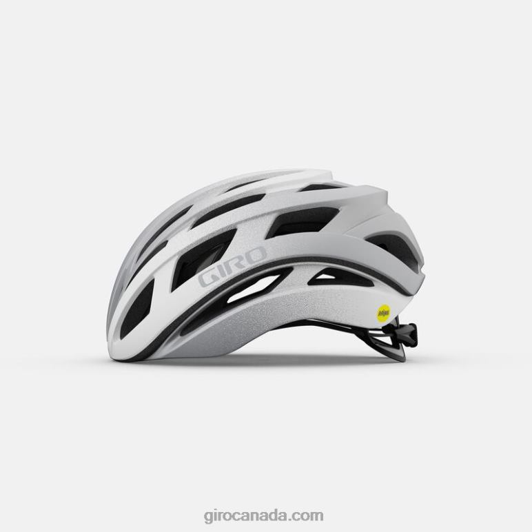 Giro Matte White/Silver Fade Unisex Helios Spherical Helmet 46F4N279