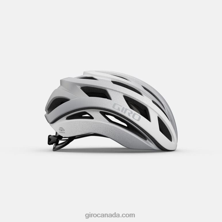 Giro Matte White/Silver Fade Unisex Helios Spherical Helmet 46F4N279