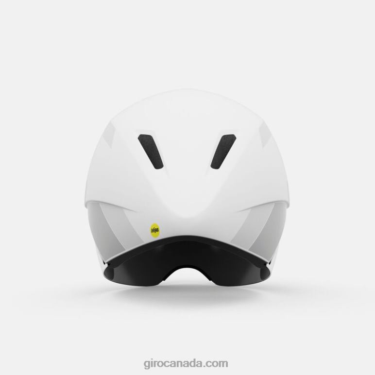 Giro Matte White/Silver Unisex Aerohead Mips Helmet 46F4N312