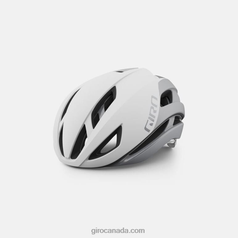 Giro Matte White/Silver Unisex Eclipse Spherical Helmet 46F4N80