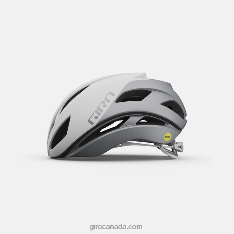 Giro Matte White/Silver Unisex Eclipse Spherical Helmet 46F4N80