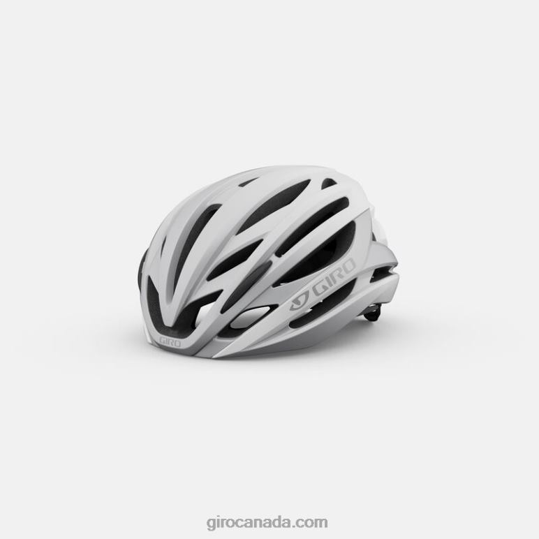 Giro Matte White/Silver Unisex Syntax Mips Helmet 46F4N618