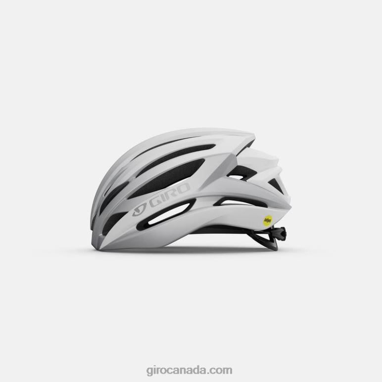 Giro Matte White/Silver Unisex Syntax Mips Helmet 46F4N618
