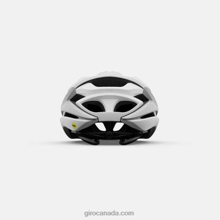 Giro Matte White/Silver Unisex Syntax Mips Helmet 46F4N618