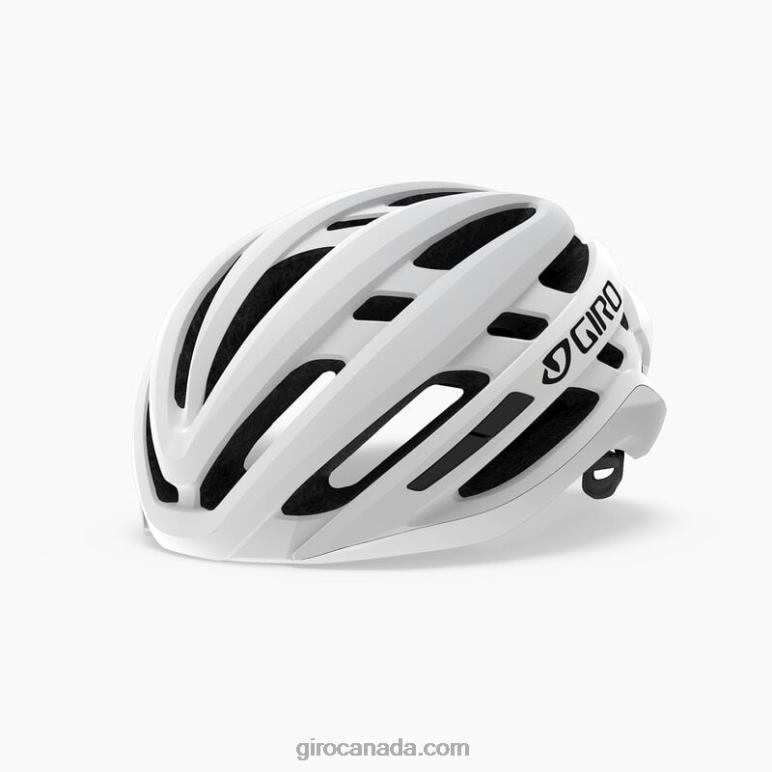 Giro Matte White Unisex Agilis Mips Helmet 46F4N638