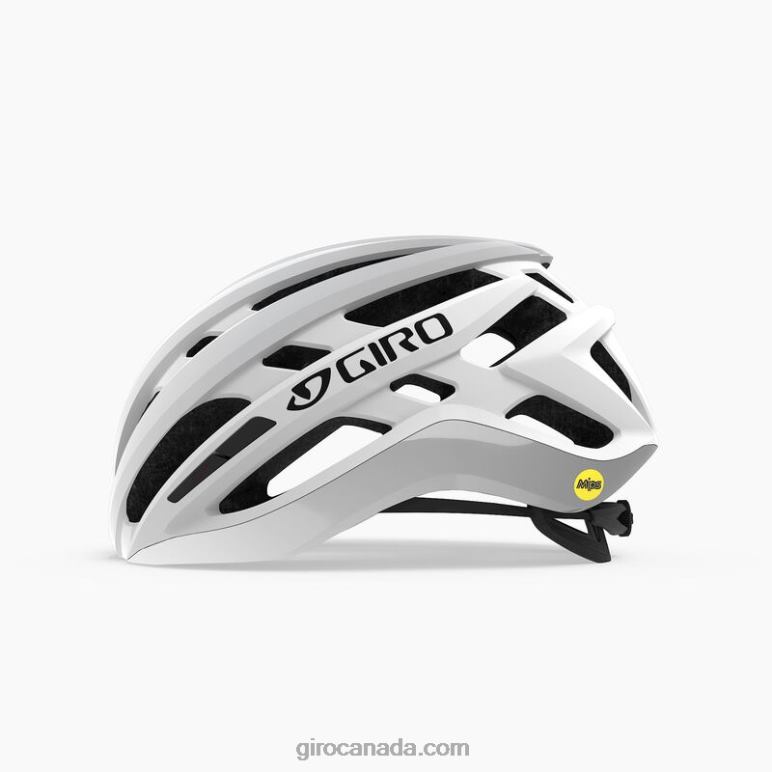 Giro Matte White Unisex Agilis Mips Helmet 46F4N638