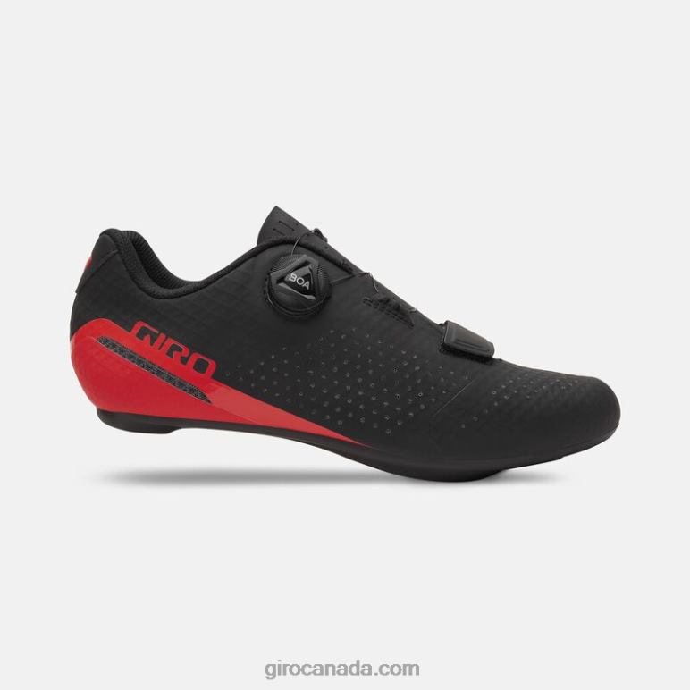Giro Black/Bright Red Unisex Cadet Shoe 46F4N73