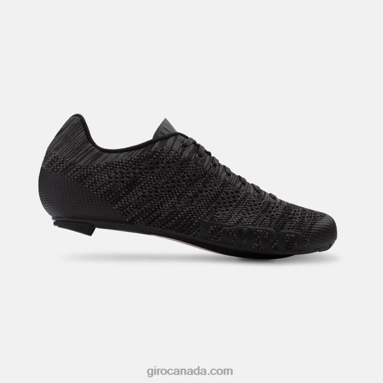 Giro Black/Charcoal Heather Unisex Empire E70 Knit Shoe 46F4N332