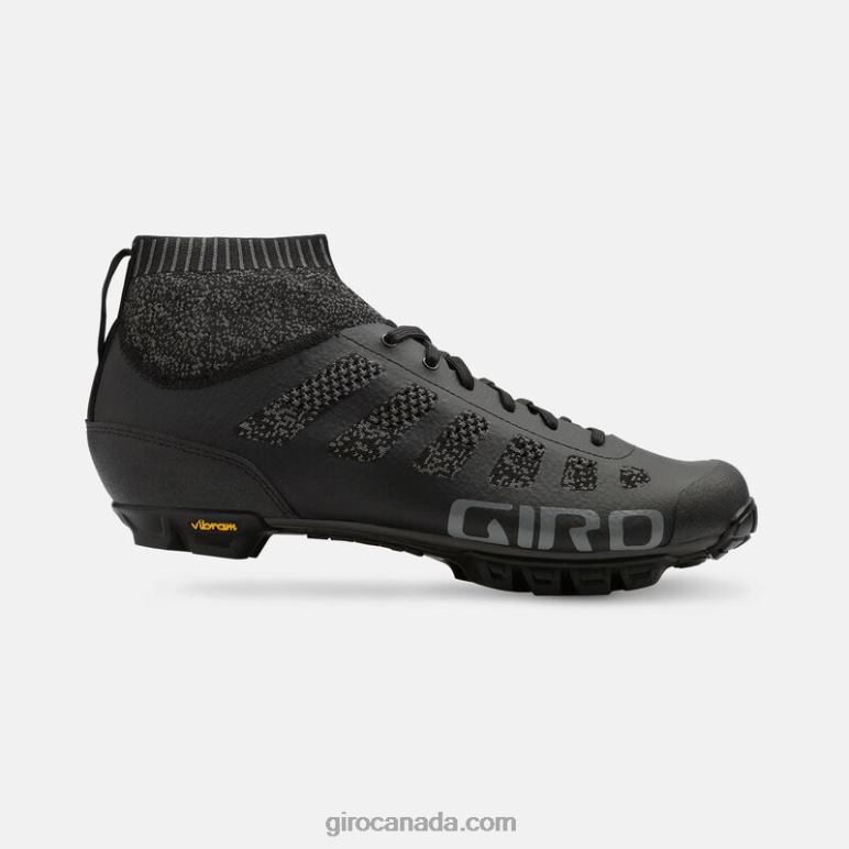 Giro Black/Charcoal Unisex Empire Vr70 Knit Shoe 46F4N305