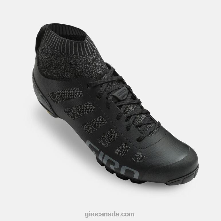 Giro Black/Charcoal Unisex Empire Vr70 Knit Shoe 46F4N305