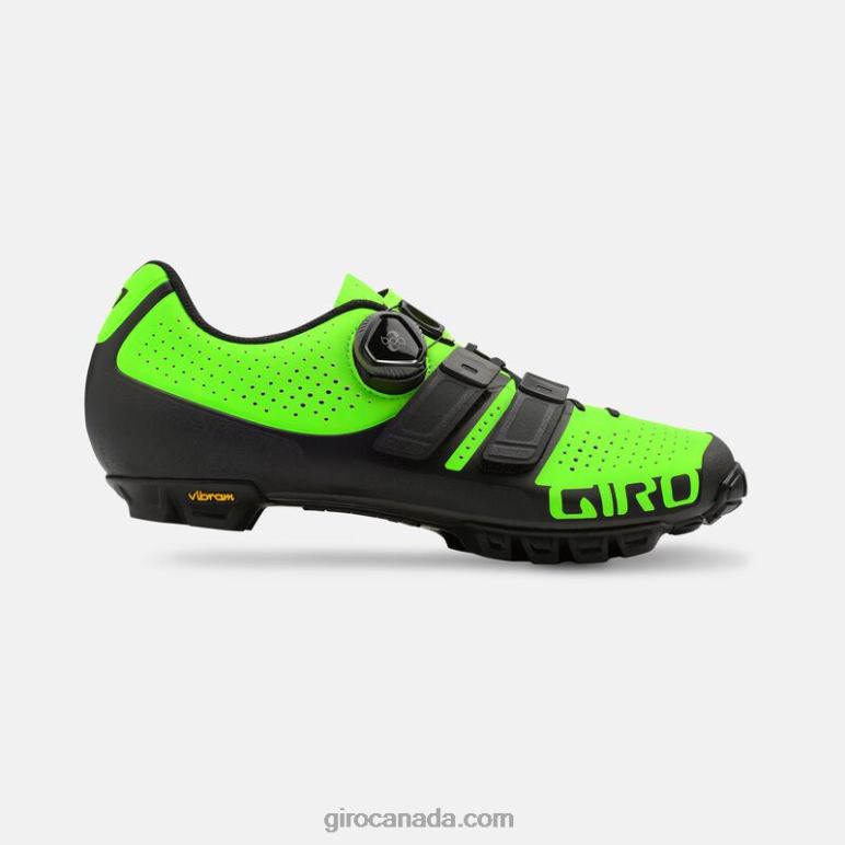 Giro Lime/Black Unisex Code Techlace Shoe 46F4N1542