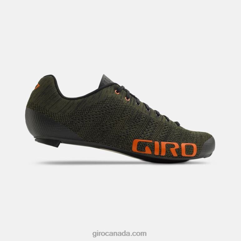 Giro Olive Heather Unisex Empire E70 Knit Shoe 46F4N1070