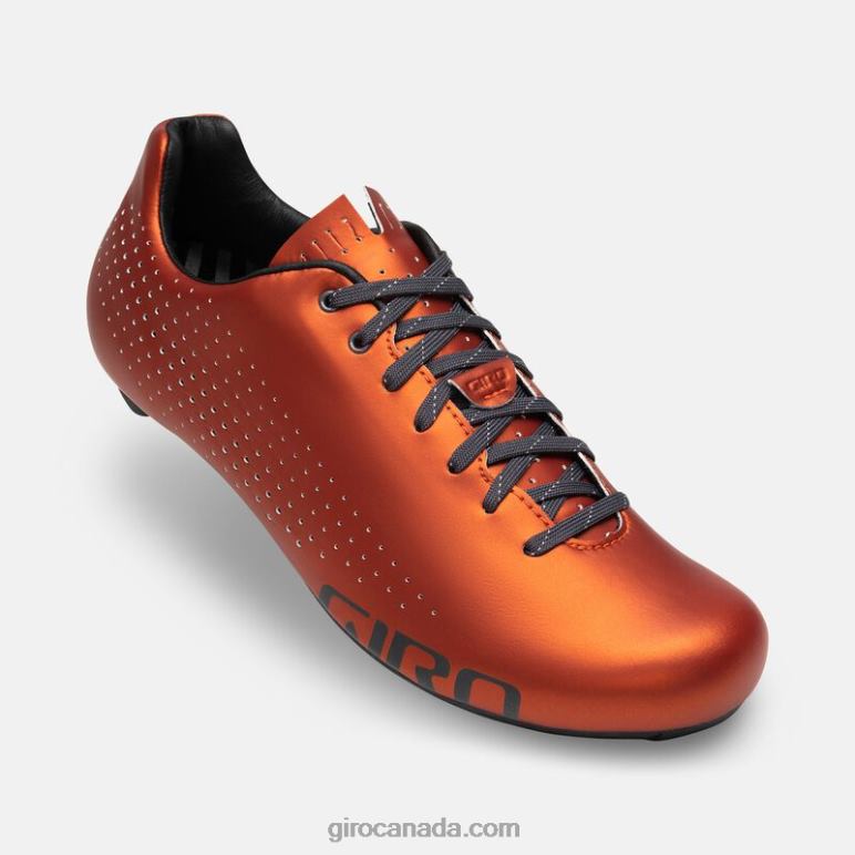 Giro Red Orange Anodized Unisex Empire Shoe 46F4N533
