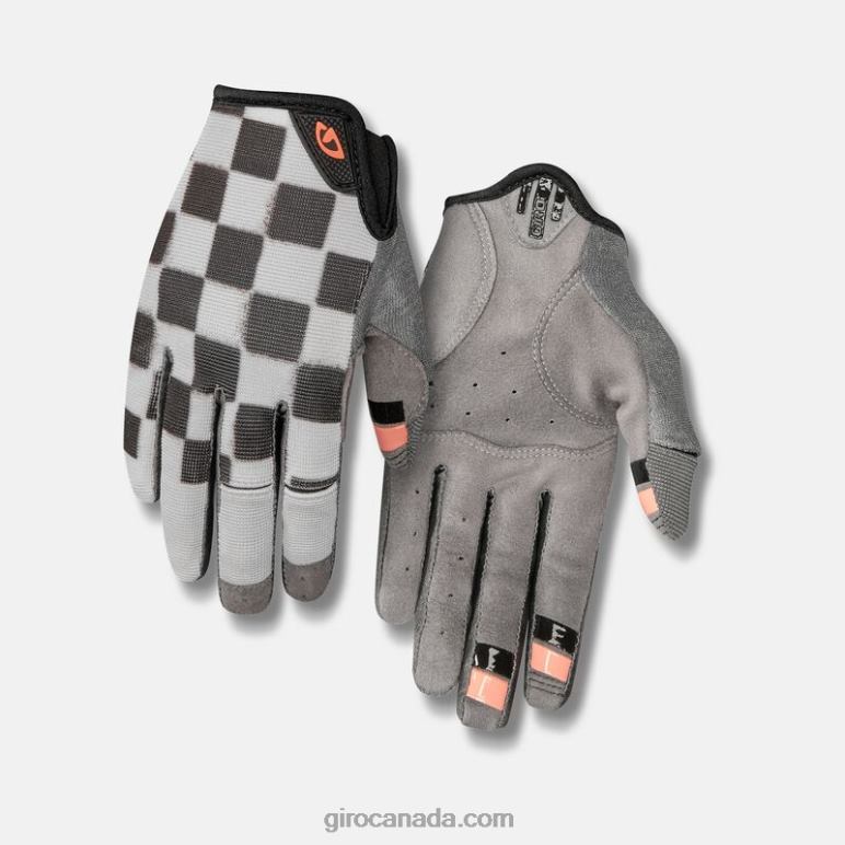 Giro Checkered/Peach Women La Dnd Glove 46F4N1319