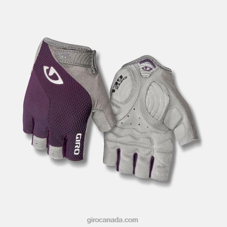 Giro Dusty Purple/White Women Strada Massa Supergel Glove 46F4N1366