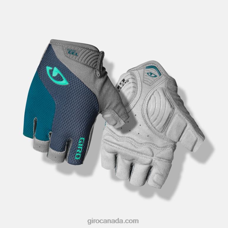 Giro Harbor Blue/Screaming Teal Women Strada Massa Supergel Glove 46F4N1367