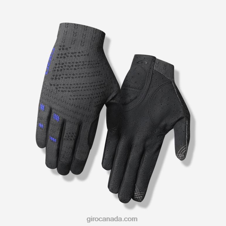 Giro Titanium/Electric Purple Women Xnetic Trail Glove 46F4N1314